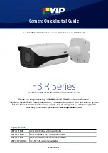 Предварительный просмотр 1 страницы Vip-Vision FBIR Series Quick Install Manual