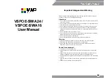 Vip-Vision VSPOE-SWA16 User Manual предпросмотр