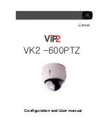 Предварительный просмотр 1 страницы Vip2 VK2 -600PTZ Configuration And User Manual