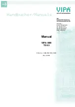 Preview for 1 page of VIPA TD 03 Manual