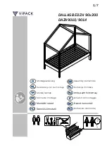 Preview for 1 page of VIPACK DALLAS BED ZH 90x200 Assembly Instructions Manual