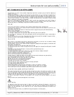 Preview for 3 page of VIPAMAT HIPPOCAMPE LEISURE Instructions For Use And Assembly