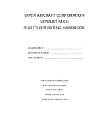 Preview for 2 page of Viper Aircraft ViperJet MkII Operating Handbook