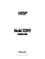 Preview for 1 page of Viper 320HV Installation Manual