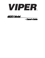 Предварительный просмотр 1 страницы Viper 460XV Owner'S Manual