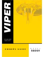 Preview for 1 page of Viper 5606V Owner'S Manual