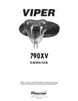 Viper 790XV Installation Manual предпросмотр