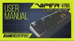 Preview for 1 page of Viper V765 User Manual