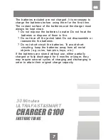 Preview for 8 page of VIPOW CHARGER G100 Instructions Manual