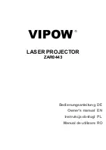 Предварительный просмотр 1 страницы VIPOW ZAR0443 Owner'S Manual