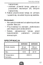 Предварительный просмотр 17 страницы VIPOW ZAR0464 Owner'S Manual