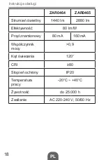 Предварительный просмотр 18 страницы VIPOW ZAR0464 Owner'S Manual