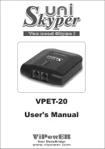 VIPowER Uni Skyper VPET-20 User Manual preview