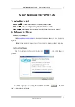 Preview for 3 page of VIPowER Uni Skyper VPET-20 User Manual