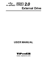 VIPowER USB 2.0, 5.25-inch External Enclosure VP-6228T User Manual preview