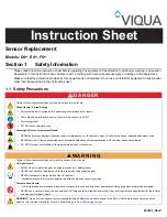 Viqua D4+ Instruction Sheet preview