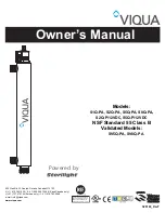 Viqua S2Q-P/12VDC Owner'S Manual предпросмотр