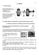 Предварительный просмотр 62 страницы Virax 050111 Instruction Manual