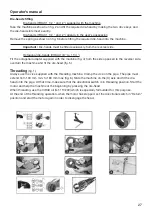 Предварительный просмотр 27 страницы Virax 137550 Instruction Manual