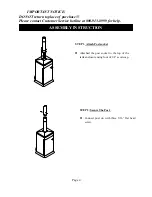 Preview for 5 page of VIRCO PTH106-SS Installation & Operating Instructions Manual