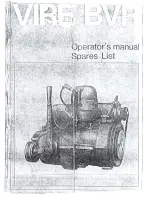 Предварительный просмотр 1 страницы Vire BVR Operator'S Manual