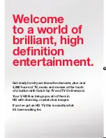 Preview for 3 page of Virgin Media V HD Box User Manual