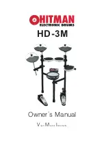 Virgin Musical Instruments HITMAN HD-3M Owner'S Manual preview