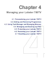 Preview for 51 page of Virgin Lobster 700TV User Manual