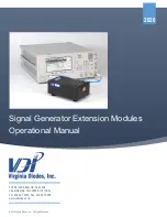 Предварительный просмотр 1 страницы Virginia Diodes WM164 Operational Manual