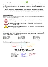 Preview for 2 page of Viridian M03-T1C-16A-1P Guidance Notes