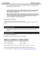 Preview for 9 page of VIROSMART VS-500 ULV User Manual