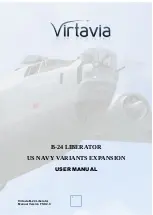 Preview for 1 page of Virtavia B-24 LIBERATOR User Manual