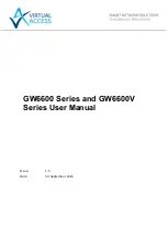 Предварительный просмотр 1 страницы virtual access GW6610 User Manual