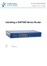 virtual access GW7000 Series Installing Instruction preview