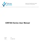 virtual access GW7304-3G-AC User Manual preview