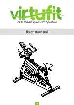 VIRTUFIT Elite Indoor Cycle Pro Spinbike User Manual preview