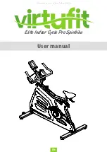 VIRTUFIT Elite Indoor Cycle Pro User Manual preview