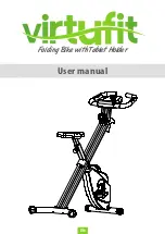 VIRTUFIT Folding Bike with Tablet Holder User Manual preview