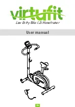 VIRTUFIT Low Entry Bike 1.2i Hometrainer User Manual preview