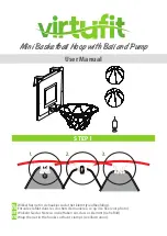 VIRTUFIT Mini Basketball Hoop with Ball and Pump User Manual предпросмотр