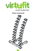 VIRTUFIT Upright Dumbbell Rack User Manual preview