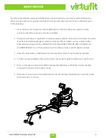 Предварительный просмотр 10 страницы VIRTUFIT Water Resistance Row 900 User Manual