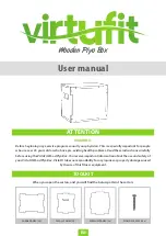 Preview for 1 page of VIRTUFIT Wooden Plyo Box User Manual