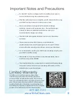 Preview for 9 page of Virtuox VirtuCLEAN 2.0 User Manual