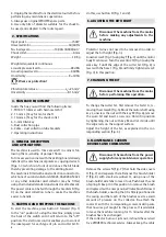 Preview for 6 page of Virutex 1700300 Operating Instructions Manual