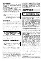 Preview for 8 page of Virutex CE96H Operating Instructions Manual