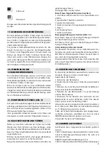 Preview for 21 page of Virutex FR277R Operating Instructions Manual