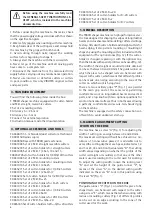 Preview for 6 page of Virutex FR98H Operating Instructions Manual