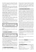 Preview for 8 page of Virutex FR98H Operating Instructions Manual