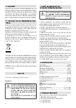 Предварительный просмотр 8 страницы Virutex RZ270S Operating Instructions Manual